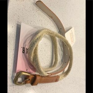 Coveted Clothing Camel Rope Belt One Size